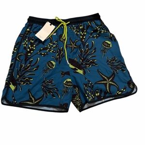 NWT GRACE KARIN Men's Quick Dry Swim Trunks Loose Fit Beach Shorts with Pockets